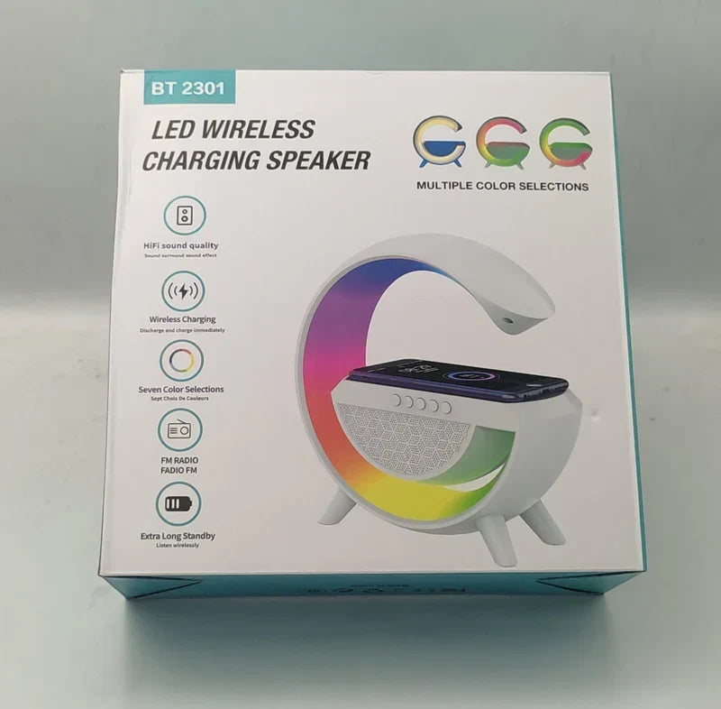 Digital Led Wireless Charger Speaker